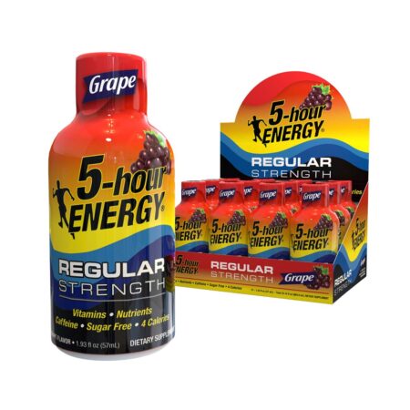 5-hour ENERGY Shot, Regular Strength, Grape Flavor, 1.93 Ounce