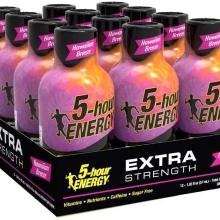 5-hour ENERGY Shot, Extra Strength, Hawaiian Breeze Flavor, 1.93 Ounce