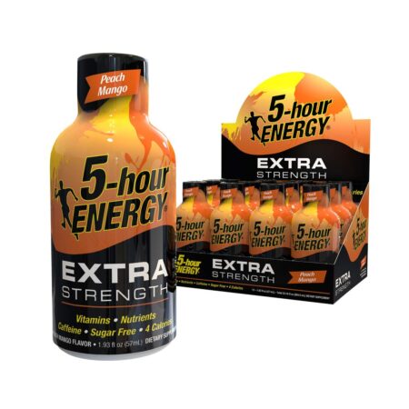 5-hour ENERGY Shot, Extra Strength, Peach Mango Flavor, 1.93 Ounce