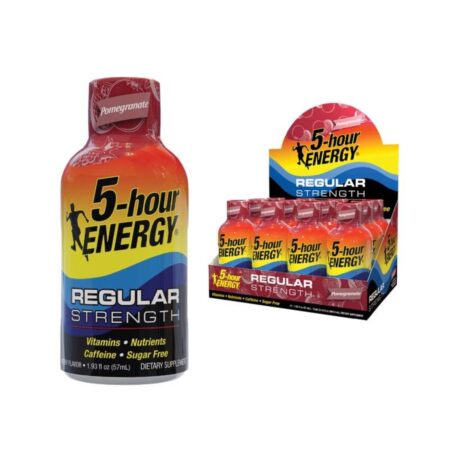 5-hour ENERGY Shot, Regular Strength, Pomogranade Flavor, 1.93 Ounce