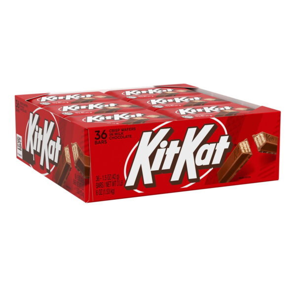 KITKAT Milk Chocolate Wafer Chocolate Bars, 1.5 Oz each, Pack of 36