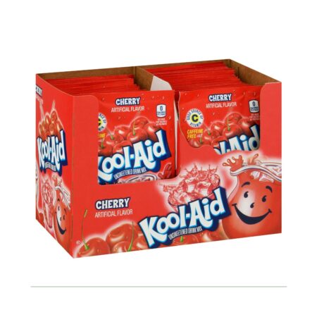 Kool-Aid Unsweetened Soft Drink Mix, Cherry Flavor, 0.14 oz