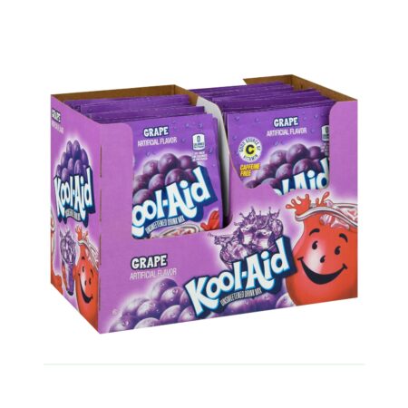 Kool-Aid Unsweetened Soft Drink Mix, Grape Flavor, 0.14 oz