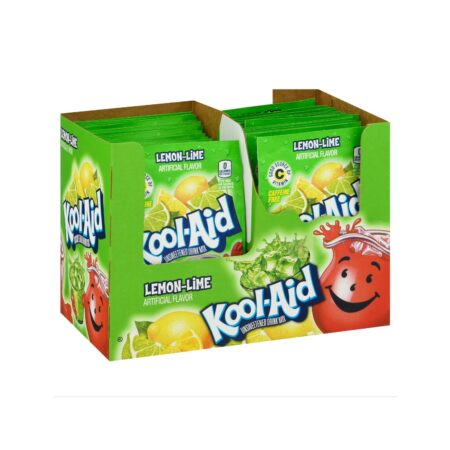 Kool-Aid Unsweetened Soft Drink Mix, Lemon Lime Flavor, 0.14 oz