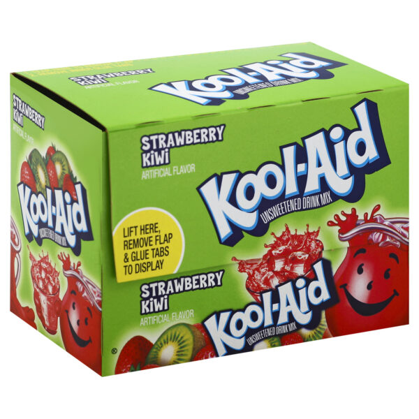 Kool-Aid Unsweetened Soft Drink Mix, Strawberry Kiwi Flavor, 0.14 oz