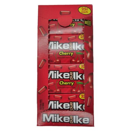 Mike and Ike Candies, Cherry Flavor, 0.78 oz. each, Pack or 24