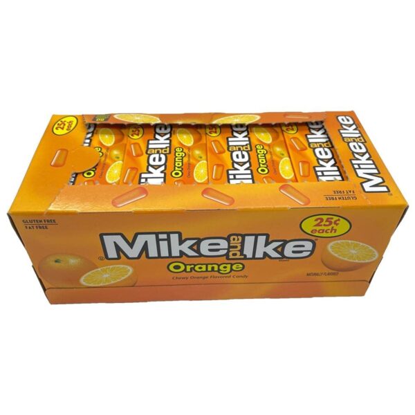 Mike and Ike Candies, Orange Flavor, 0.78 oz. each, Pack of 24