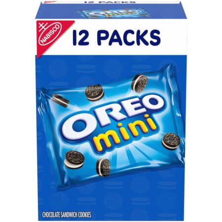 OREO Minis Chocolate Sandwich Cookies, - 1 Oz each, Pack of 12