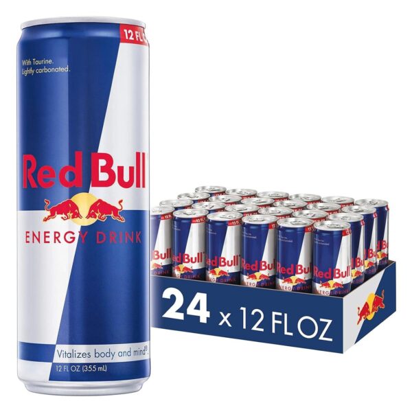 Red Bull Energy Drink, 12 Fl Oz Cans, Pack of 24