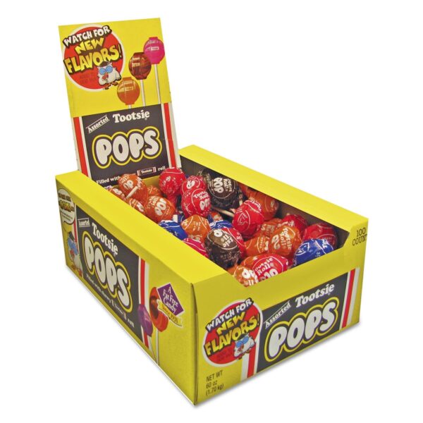 Tootsie Pop Drops, 2.25 Oz each, 1 Pack of 100 Pops