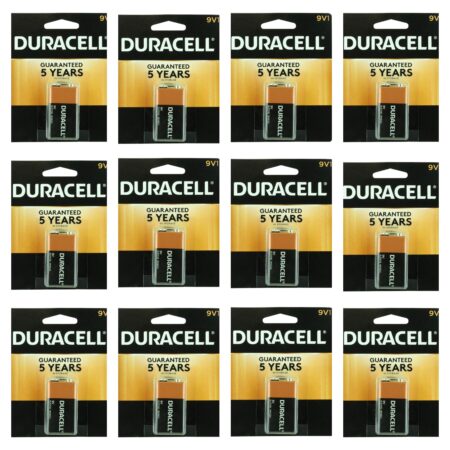 Duracell Coppetop 9 Volt Battery, Pack of 12