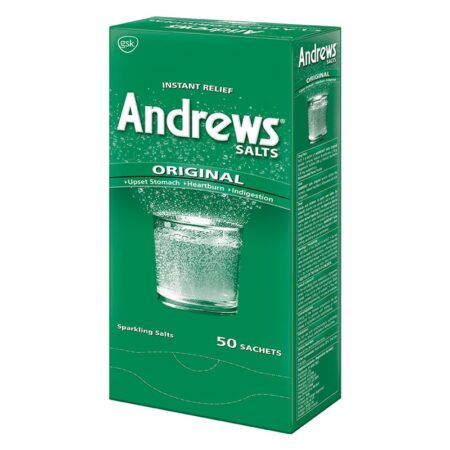 Andrews Salts Original Instant Relief from Upset Stomach, Heartburn, Indigetsion, 0.07 Oz