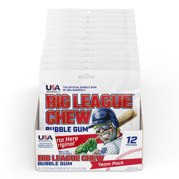 Big League Chew Bubble Gum, 5 oz. each, 12 Pack