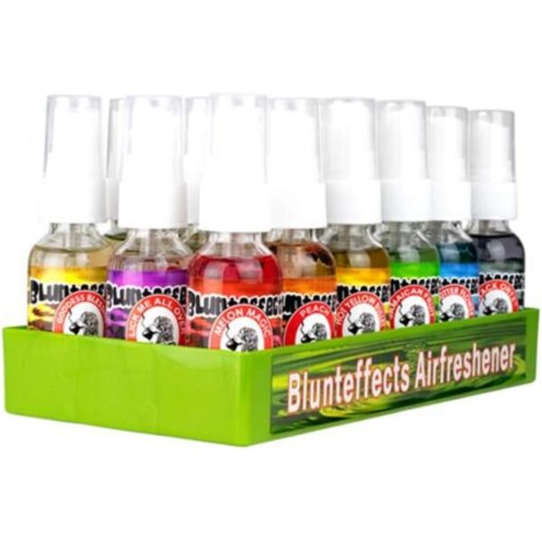 Blunteffects 100% Concentrated Car Home Odor Eliminator Air Freshener Spray, 1oz, 18 Ct