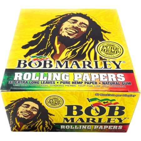 Bob Marley Cigarette Extra Long Leaves Rolling Papers , 33 Count