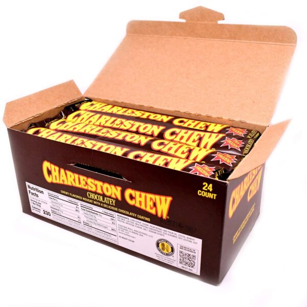 Charleston Chews Chocolates, Original Flavor, 1.87 Oz Bars, Pack of 24