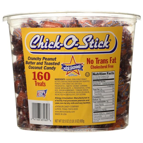 Chick-O-Stick Tub, 160 Pieces Tub Pack