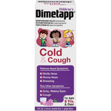 Dimetapp DM Cold & Cough Elixir, 4oz