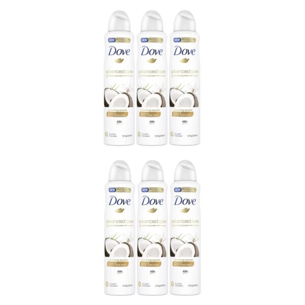 DOVE Advance care Deodorant, Nourishing Secrets, 7.45 Fl Oz (220ml), Pack of 6