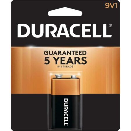 Duracell Alkaline 9V1 Battery, Pack of 6