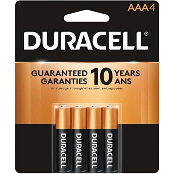 Duracell Alkaline Standard Battery, AAA4, 4 Count in each Pack, Pack of 6