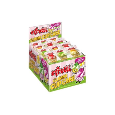 E.frutti Gummi Cupcakes, 0.28 Oz each, Pack of 60