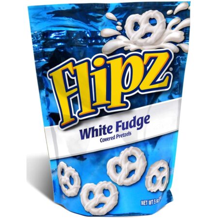 Flipz Pretzels, White Fudge, 5 oz, Pack of 12