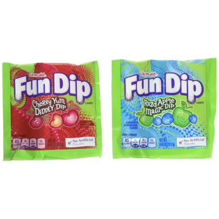 Fun Dip Razz Apple & Cherry Yum, 48 Count