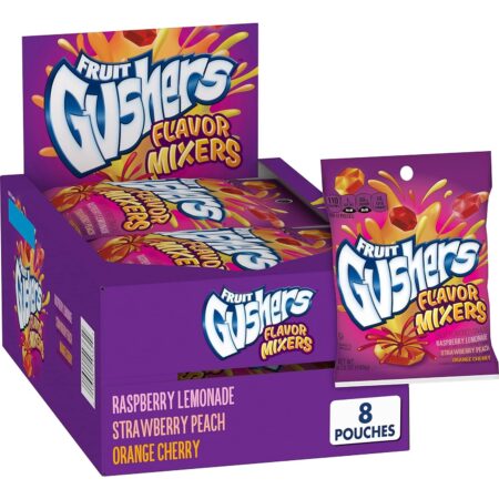 Gushers Flavor Mixers Fruit Flavored Snacks, 4.25 Oz, 8 Count