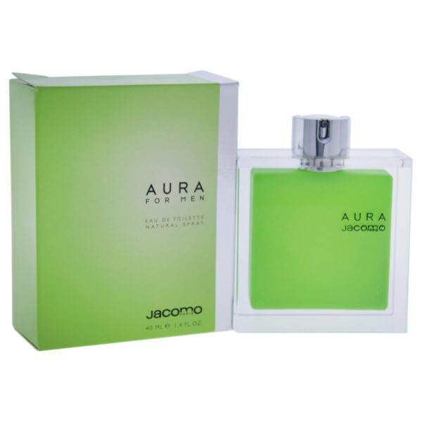 Jacomo Aura Eau de Toilette Spray for Men, 1.4 Oz, 1 Count