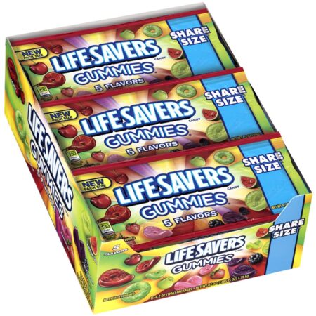 Lifesavers Gummies, 5 Flavors, Share Size, 4.2 Oz each, 15 Pack