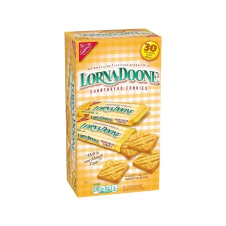 Nabisco Lorna Doone-Shortbread Cookies, 1.5 Oz each, 1 Pack of 30 Count