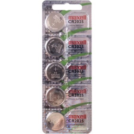 Maxell Lithium Coin Cell Battery, Pack of 5