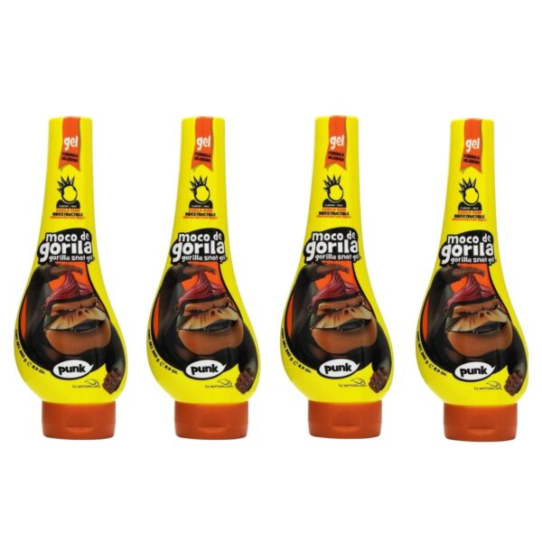 MOCO DE GORILA Strong Hold Gel, Punk, 11.99oz each, Pack of 4