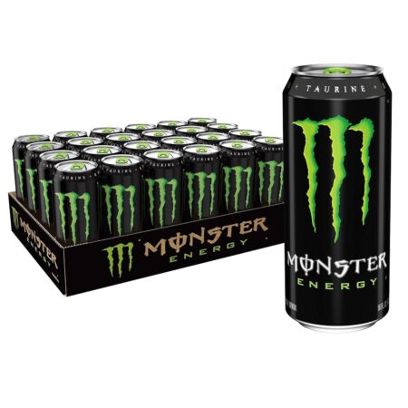 Monster Green Energy Can Drink, Green, 16 Fl Oz each, 24 Count