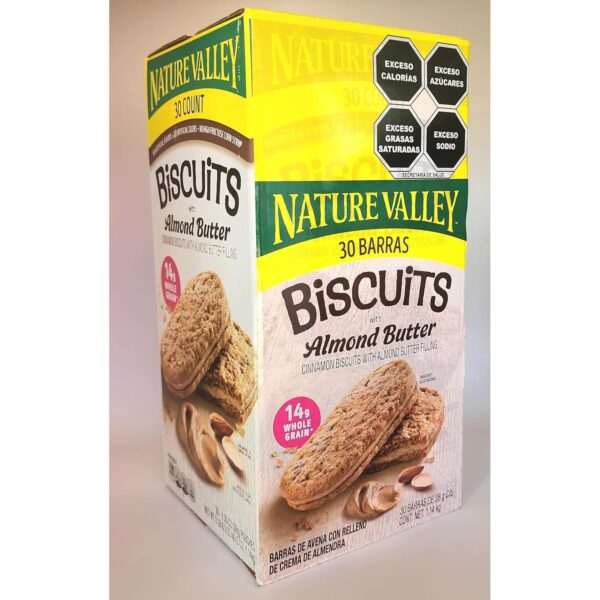 Nature Valley Almond Butter Breakfast Biscuit, 1.35 Oz each, 30 Count