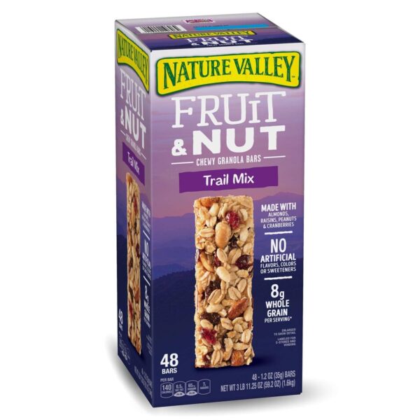 Nature Valley Fruit & Nut Almond Granola Bars, 1,2 Oz each, 48 Count