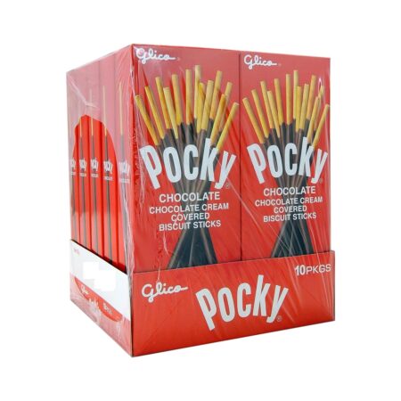 Pocky Biscuit Sticks, Chocolate Cream Covered, 1.41 Oz each, Pack of 10