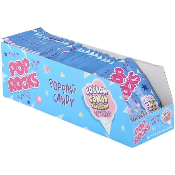 POP ROCKS Popping Candy, Cotton Candy, 0.33 Oz each, 24 Count