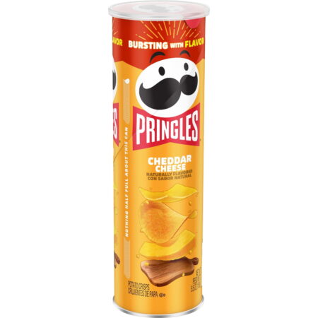 Pringles Cheddar, Super Stack Potato Crisps, 5.5Oz 14CT