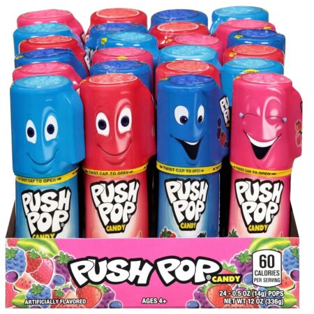 Push Pop Lollipop Variety Summer Party Pack, 24 Count