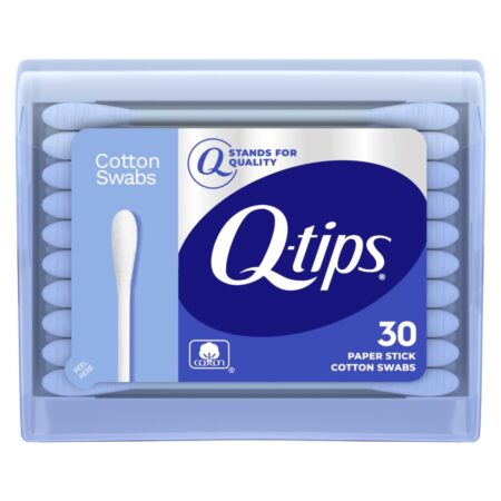 Q-tips Swabs Travel Pack, Blue, 30 Count