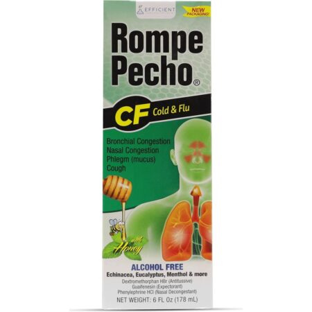 Rompe Pecho CF Cold and Cough Syrup, 6oz