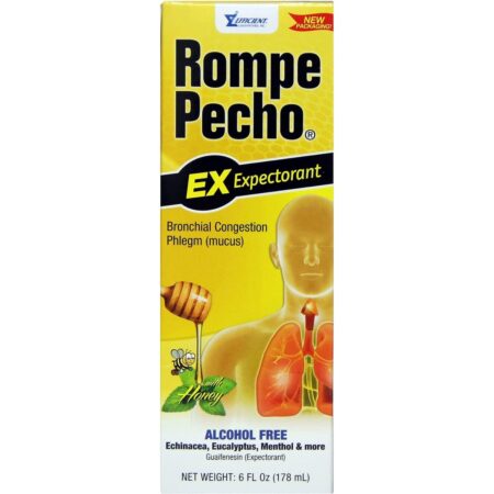 Rompe Pecho EX (Expectorant) Cold & Cough Syrup, 6oz