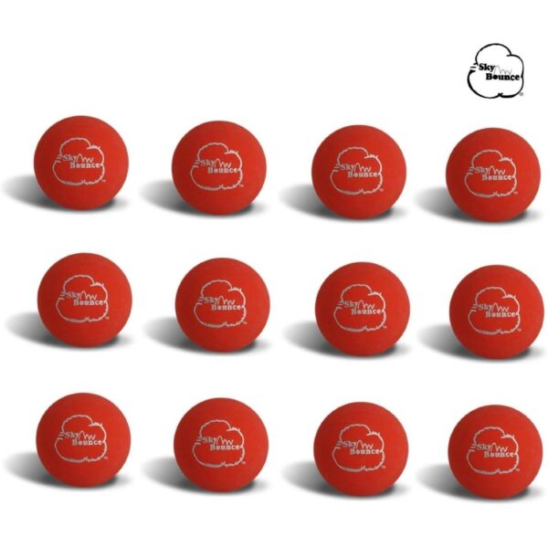 Sky Bounce Ball, Red Color, 12 Count