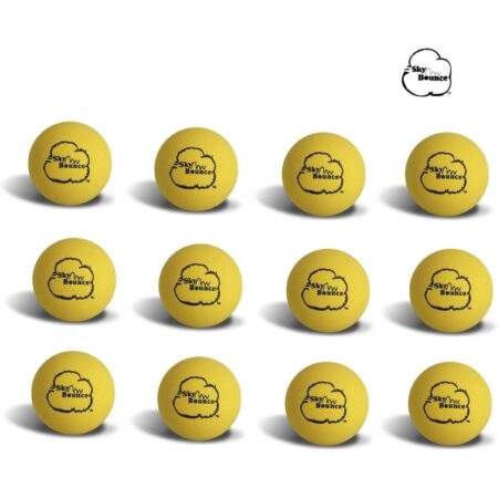 Sky Bounce Ball, Yellow Color, 12 Count