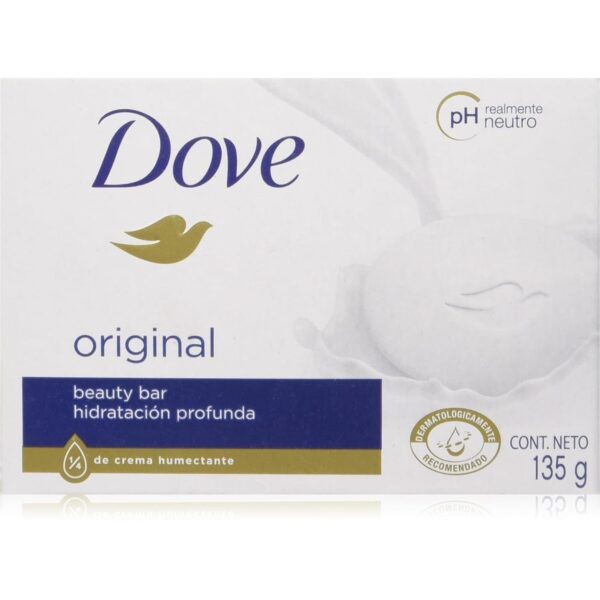 Dove Original Soap, 4.7 Oz (135g), Pack of 48