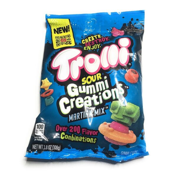 Trolli Sour Gummi Creations Martian Mix, 3.8 Oz Bag, 1 Count