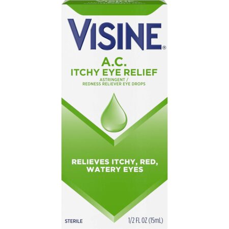 Visine A.C. Astringent Redness Reliever Eye Drops, 0.5 Oz (15 Ml), 1 Count