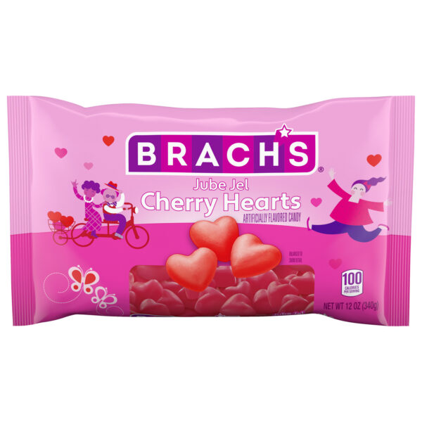 Brach's Val Jube Jel Cherry Hearts 12oz Each